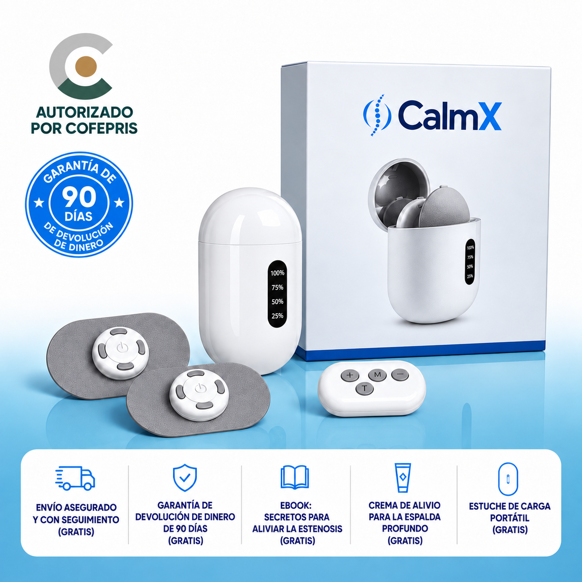 CalmX Sistema de Corrección