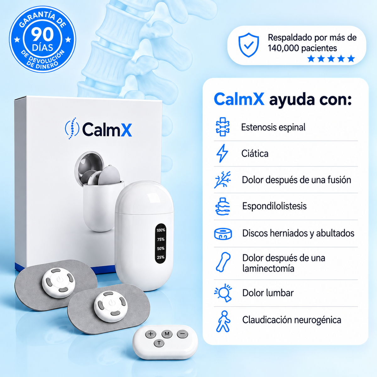 CalmX Sistema de Corrección